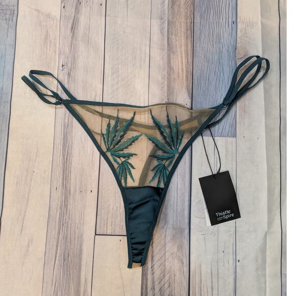Thistle & Spire Brooklyn Haze Thong- Biscotti Size 3X - Picture 3 of 3